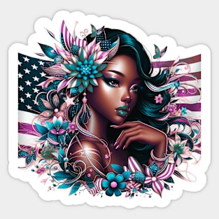 American Beauty, Hazel Eyes Chillin | Catsie Cat Sticker